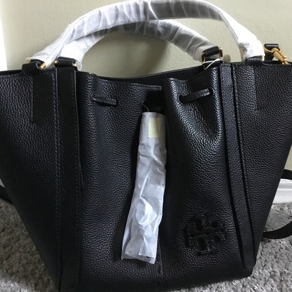 Tory Burch McGraw Drawstring Satchel - Picture 1 of 3